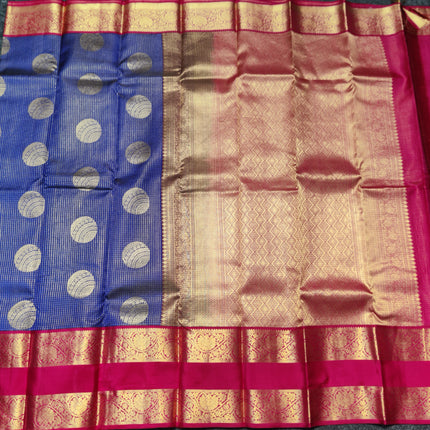 Kanchi Kuttu Vintage Handloom Pattu Saree - KMP3036