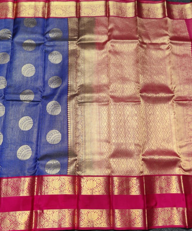Kanchi Kuttu Vintage Handloom Pattu Saree - KMP3036