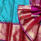 Gadwal Semi Silk Saree - GSM34