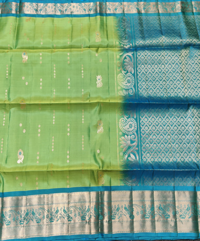 Meenakari kanchi lightweight pattu Saree - KMP120