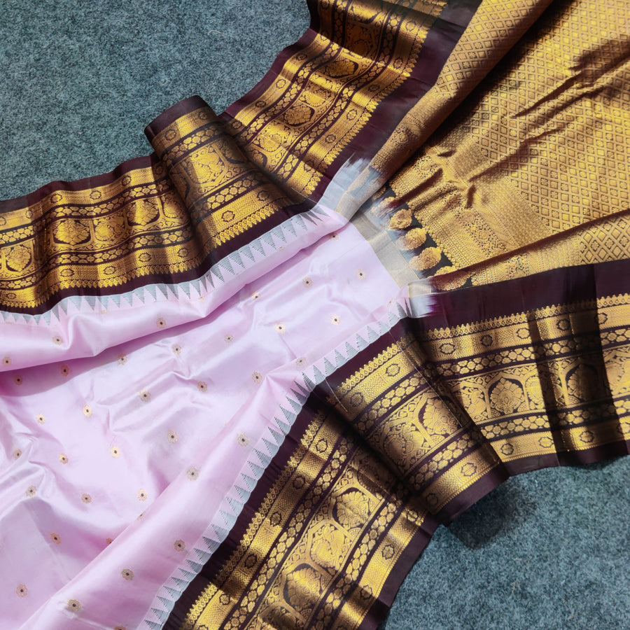 Gadwal Handloom pure silk- GPS44