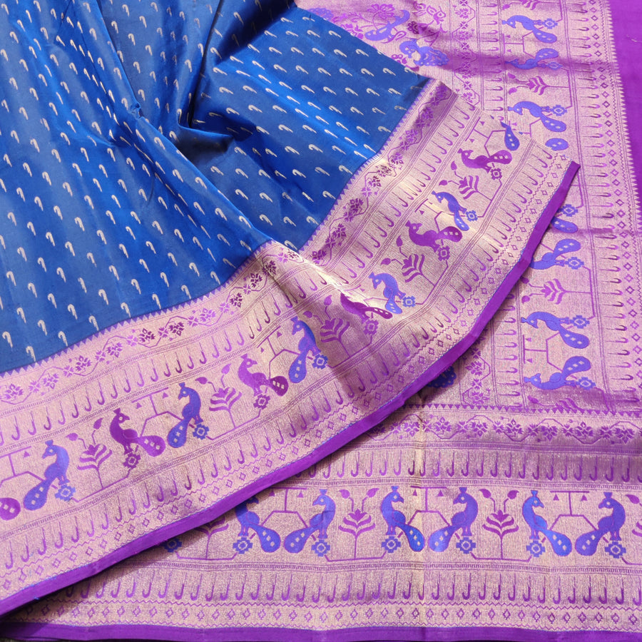Kanchi Paithani silk saree - KMP335
