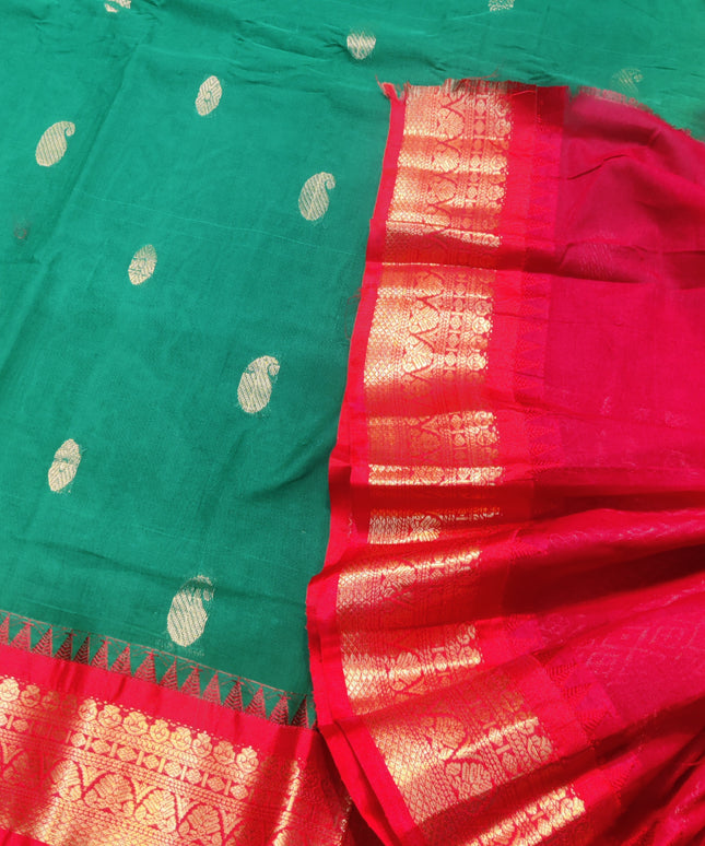 Gadwal cotton Silk Saree - GC04