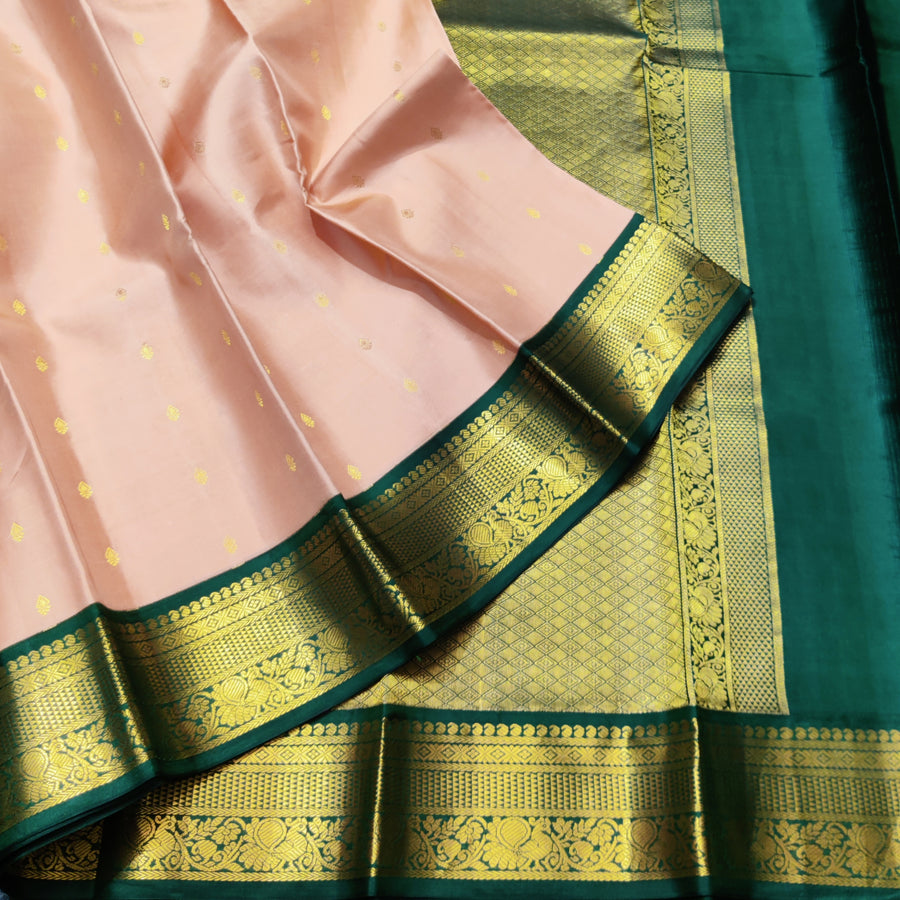 50% off Kanchi kuttu vintage Handloom saree - KMP69
