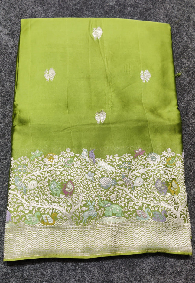 Mashru satin Silk Saree- MS28
