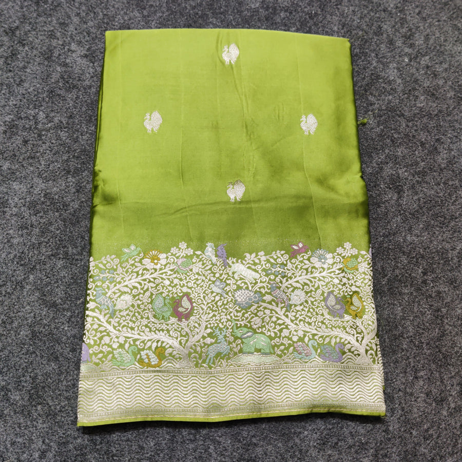 Mashru satin Silk Saree- MS28
