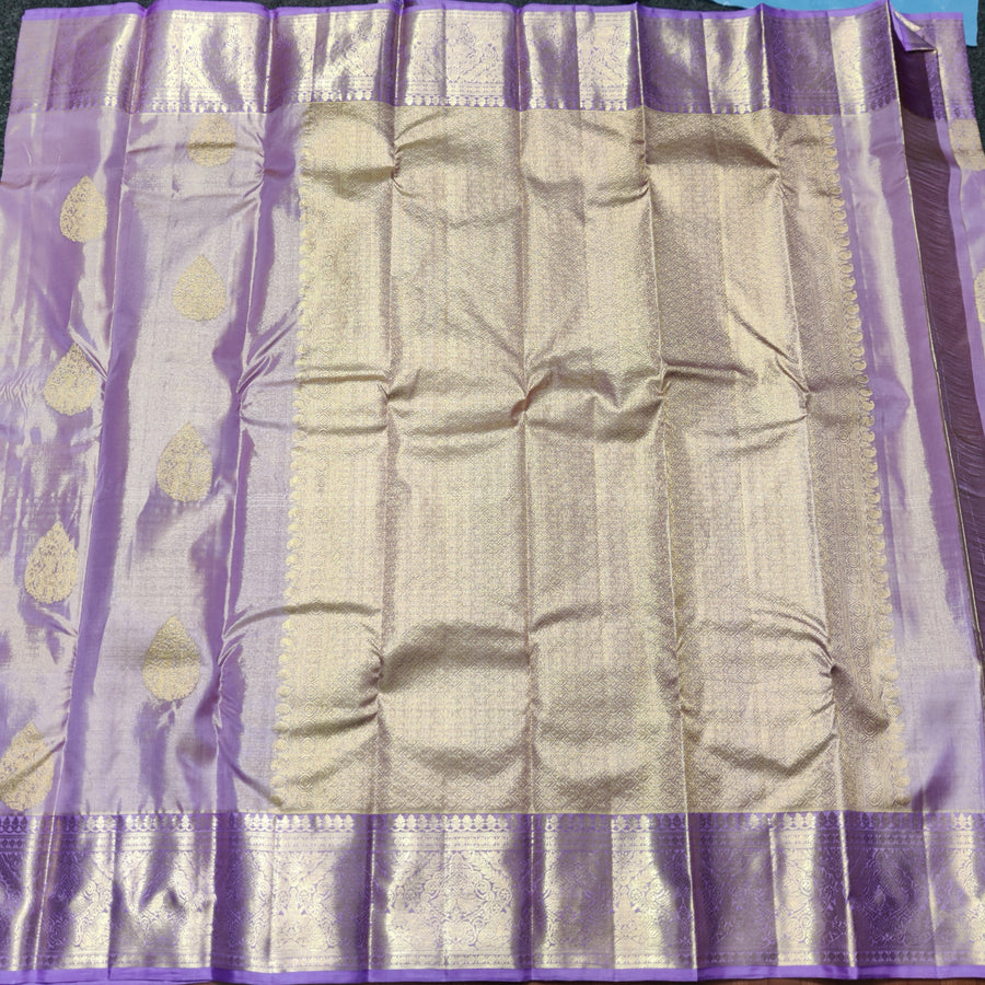 Kanchi Pure Handloom Tissue Silk Saree - KMP243
