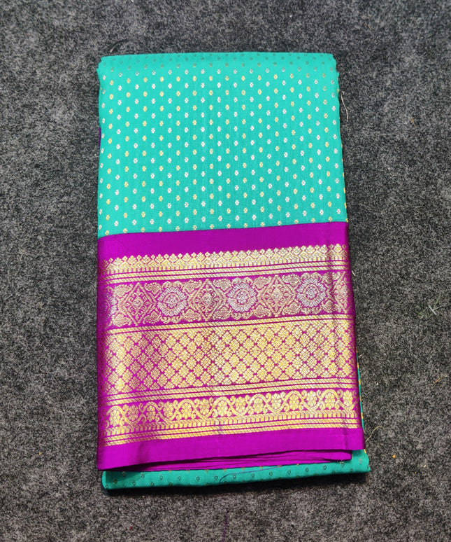 Kanchi pure kuttu border Saree - KMP1290