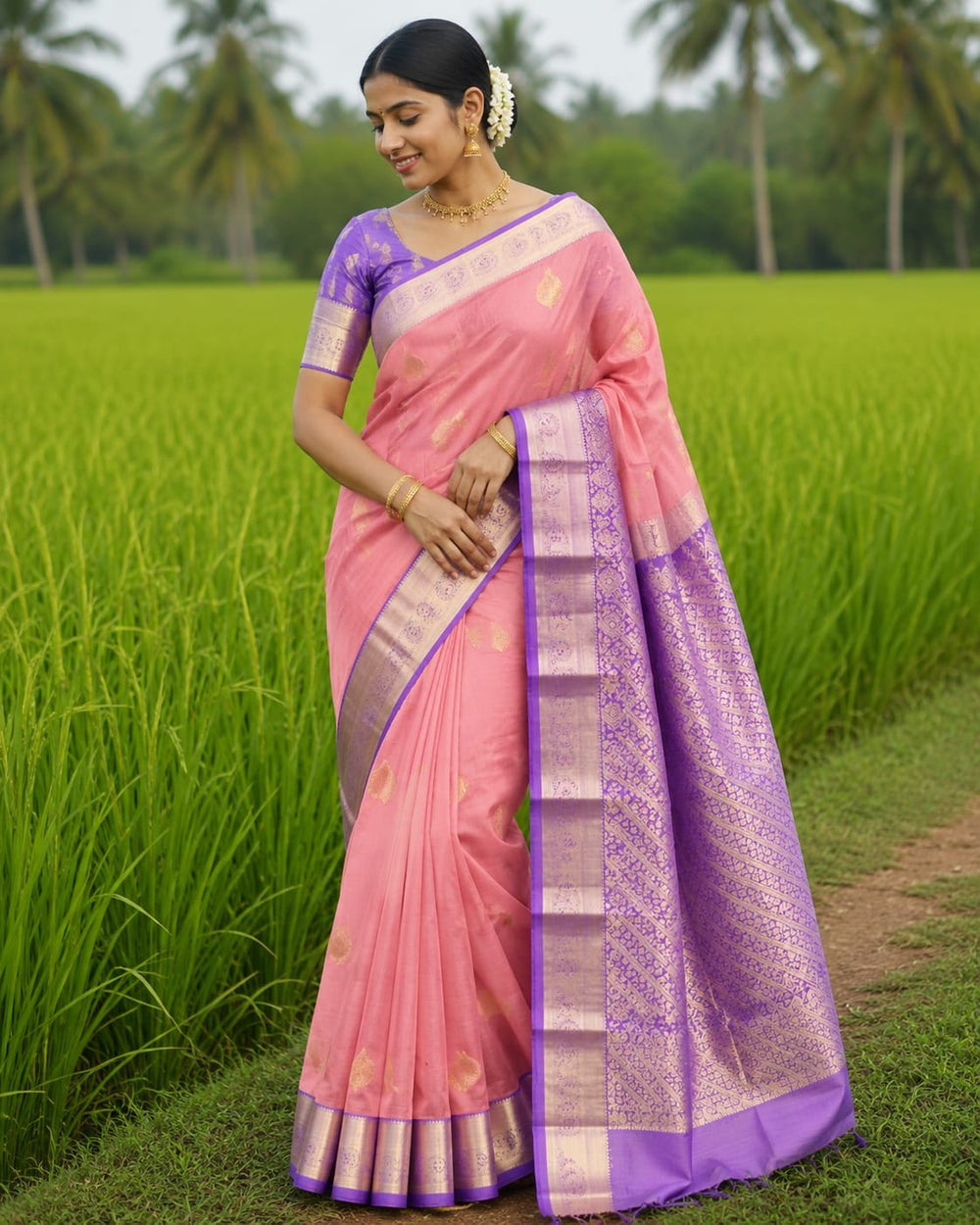 Kanchi Pure Dhantu Silk Saree - KMP367