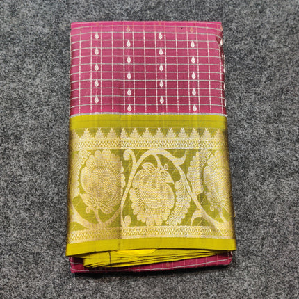 Kanchi Pure silk check - KMP2000