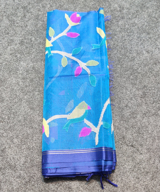 Jamdani handloom pure silk - JM14