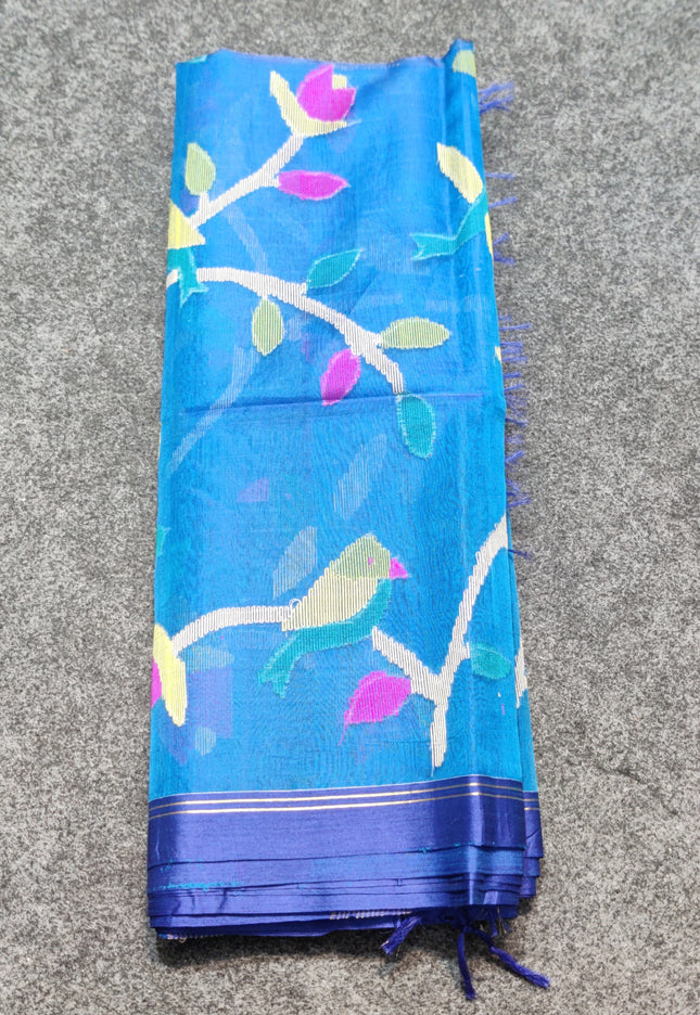 Jamdani handloom pure silk - JM14