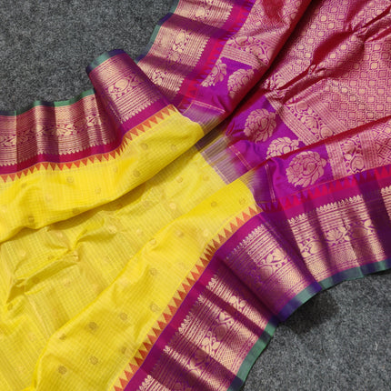 Gadwal Handloom Sico Silk Saree - GS167