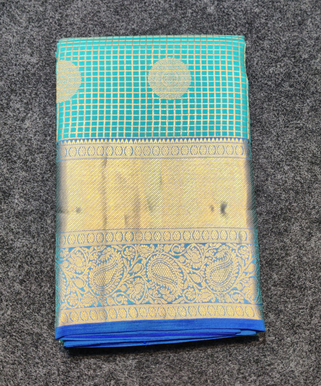 Kanchi Handloom Kuttu Pure Silk Saree - KMP2012