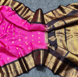 Gadwal check design pure silk- GPS25