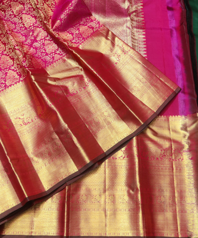 Kanchi pure Bridal wear saree @30% Off - KMP53