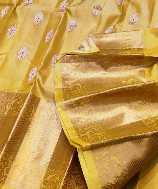 Kanchi pattu pure silk Saree - KMP1351