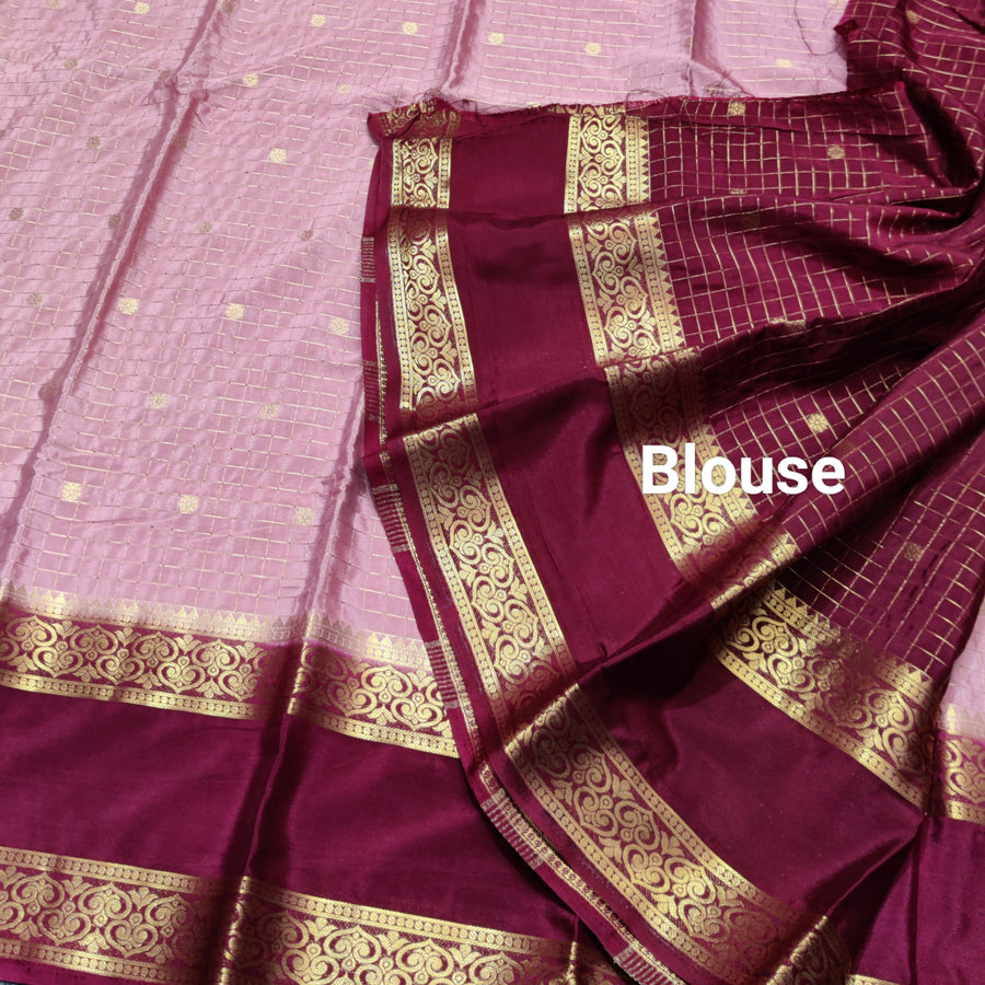 Semi crepe silk saree - SC16