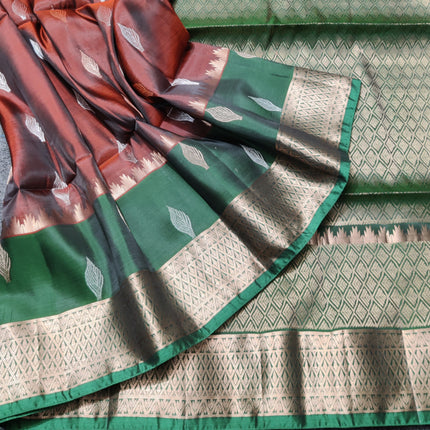 Lightweight pattu Scurt Border Saree - LWP85