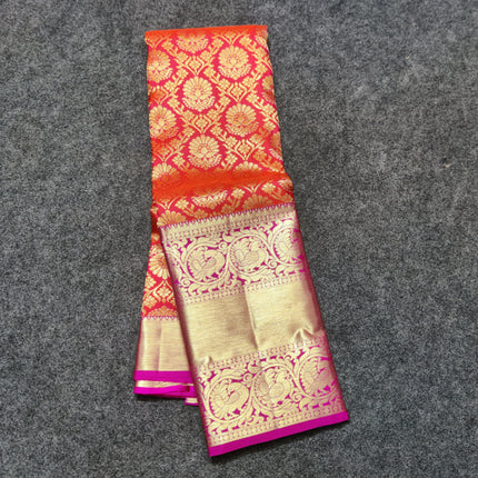 Kanchi pure Bridal wear saree @30% Off - KMP06