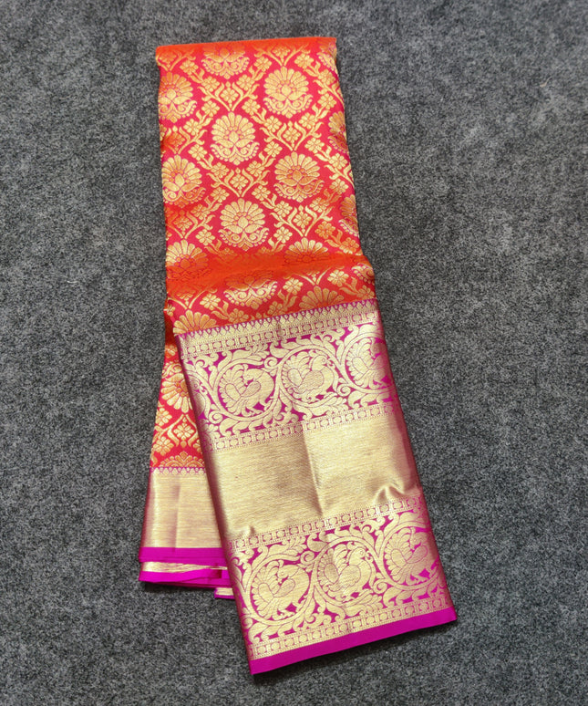Kanchi pure Bridal wear saree @30% Off - KMP06