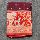 Chinon crepe silk Saree- C06
