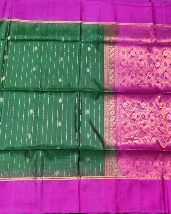 Soft Handloom Pure silk saree - SFT507 alternate view