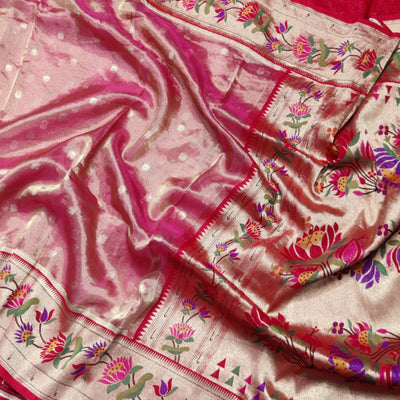 Banaras Tissue Paithani silk saree - BRS14