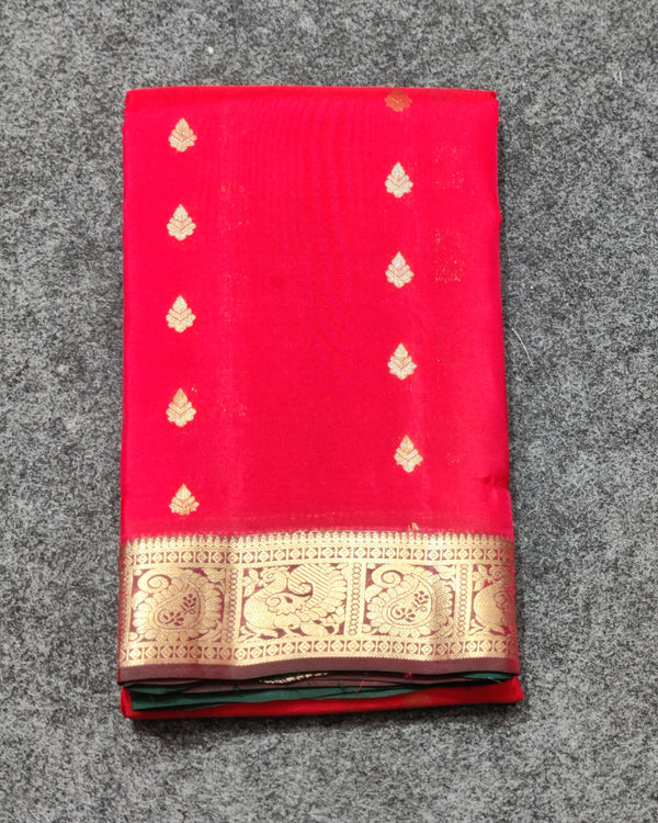 Kanchipattu small border saree - KMP213