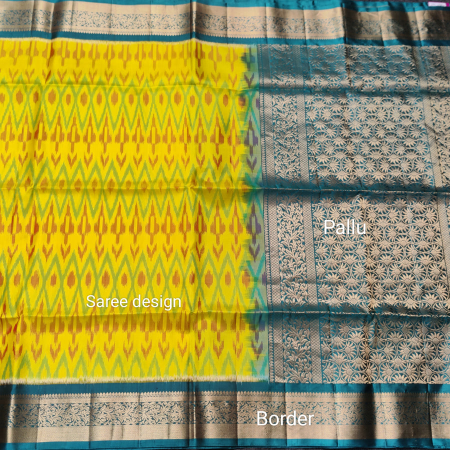Ikkath Pure handloom silk saree - IKT02
