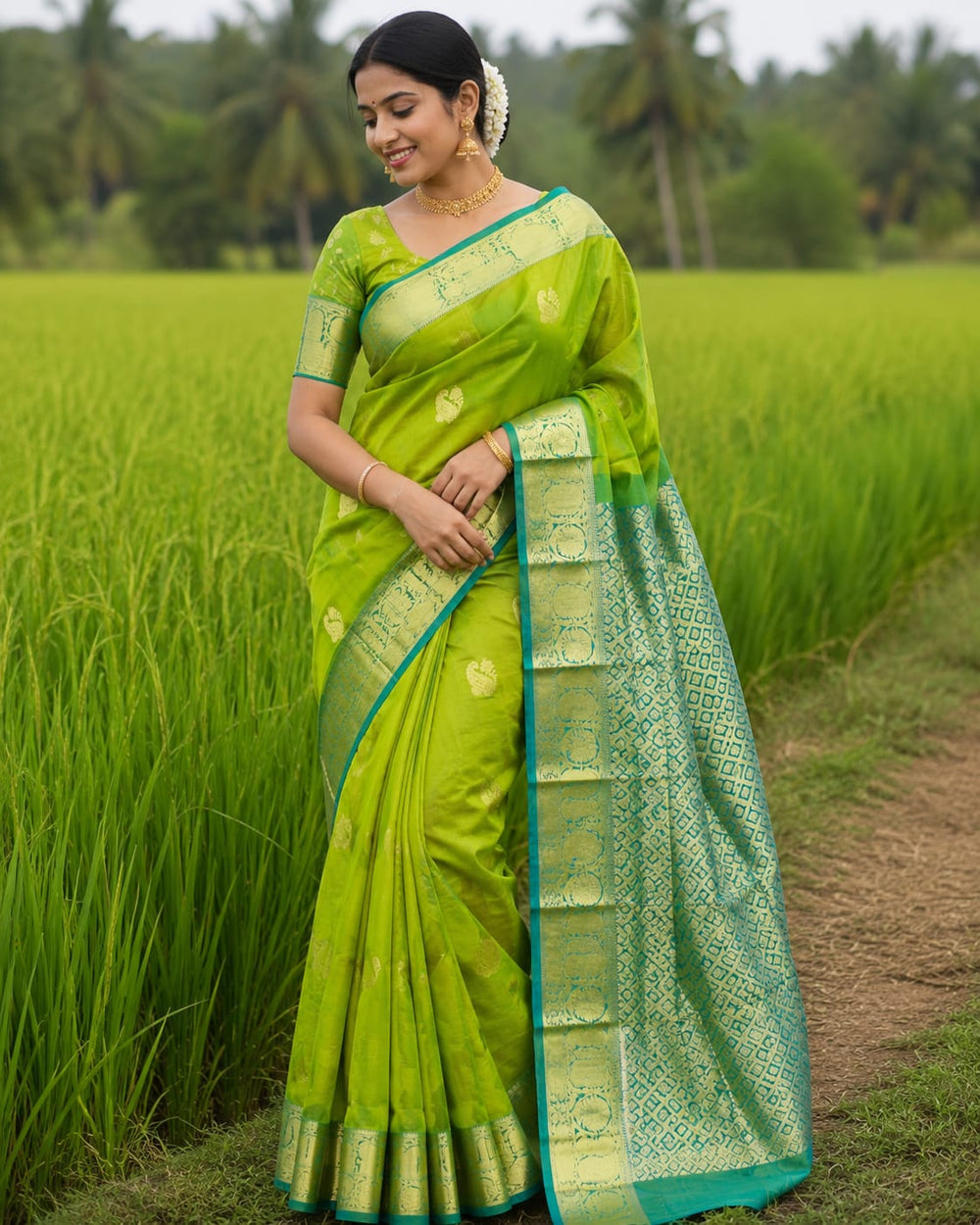 Kanchi Pure Dhantu Silk Saree - KMP371