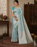 Banaras Tissue Allover Meenakari - BRS45