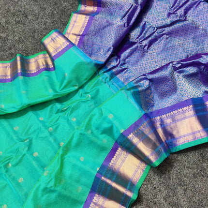 Gadwal Sico Silk Saree - GS158