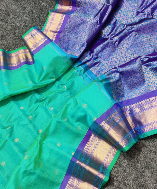 Gadwal Sico Silk Saree - GS158