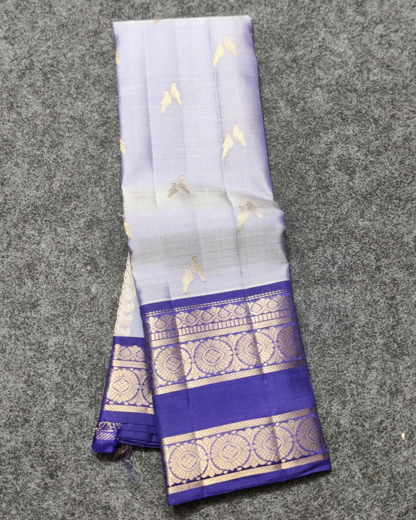 Kanchi Vintage Gap border pattu - KMP296