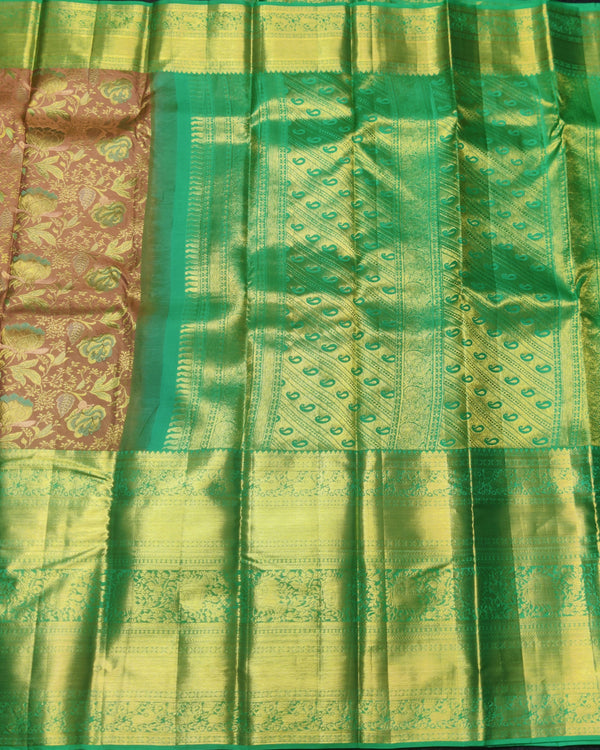 Kanchi pure Bridal wear saree @30% Off - KMP51 alternate view