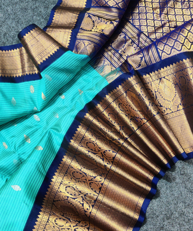 Gadwal pure handloom kuttu silk saree - GPS127