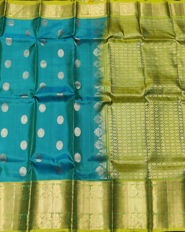 Kanchi Vintage Gap border pattu - KMP246 alternate view