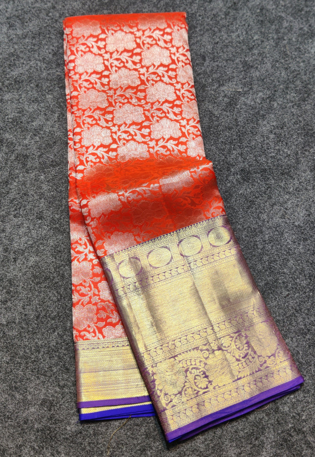 Kanchi Pattu Weeding Sarees @50% Off - KMP1907