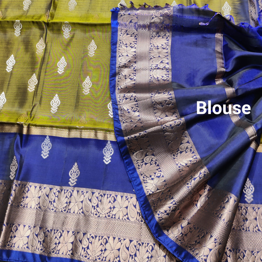 Lightweight pattu Scurt Border Saree - LWP06