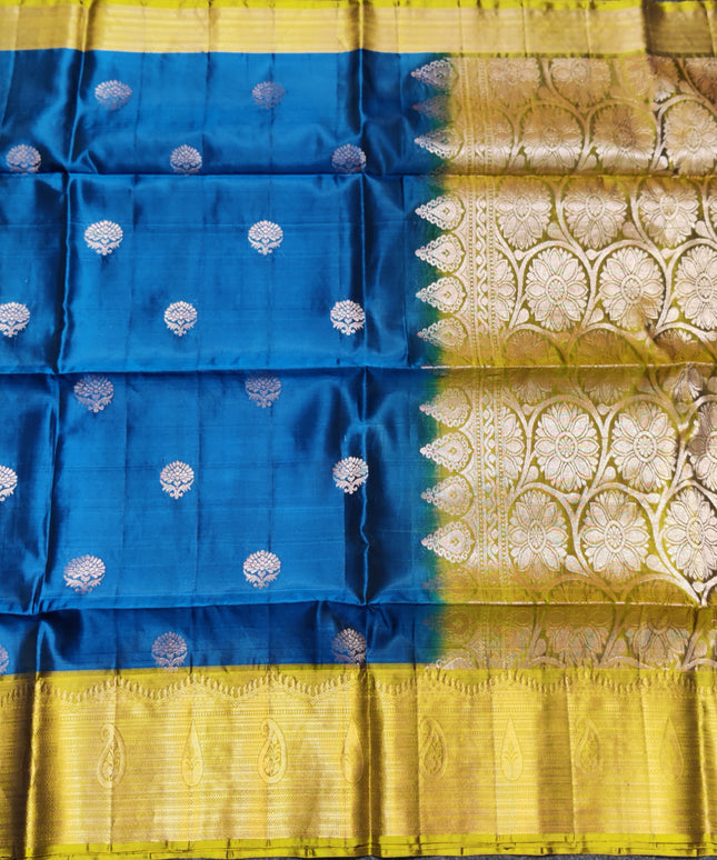 Meenakari kanchi lightweight pattu Saree - KMP2003