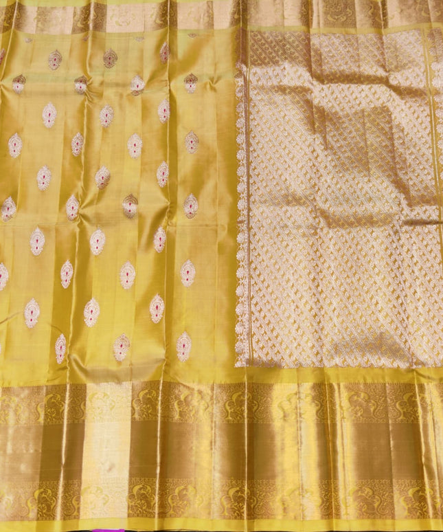 Kanchi pattu pure silk Saree - KMP1351