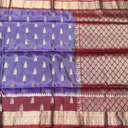 Lightweight pattu Scurt Border Saree - LWP96