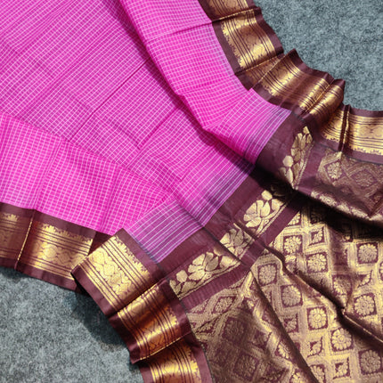 Gadwal Dori Cotton Saree - GC24