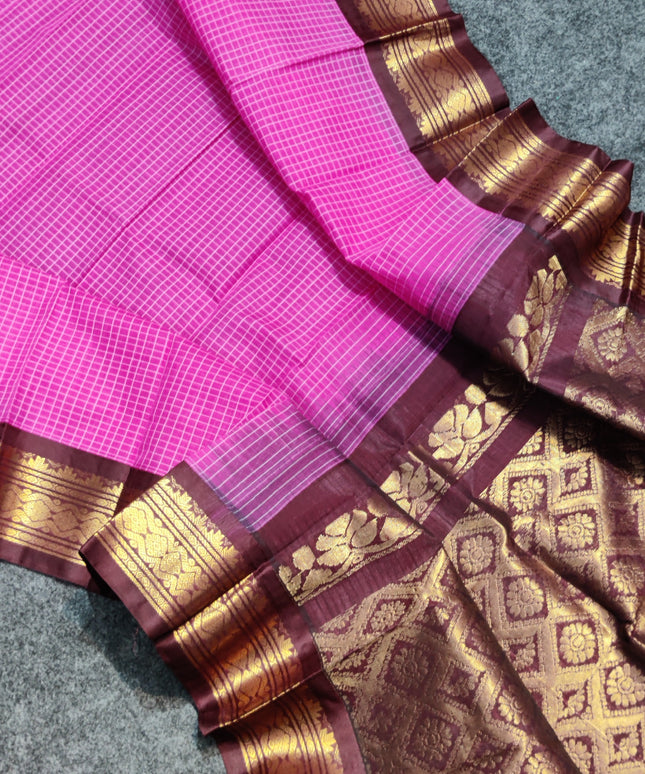 Gadwal Dori Cotton Saree - GC24