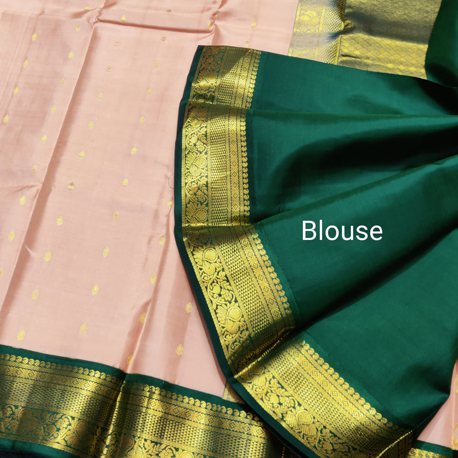 50% off Kanchi kuttu vintage Handloom saree - KMP69