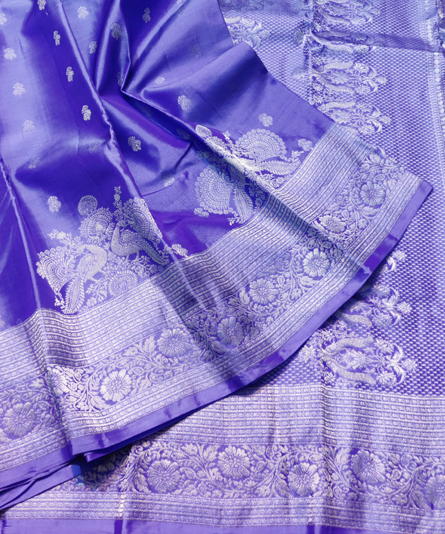Kanchi Pure Lavender Saree - KPM898