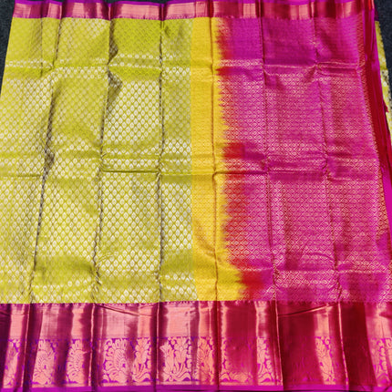 Kanchi pattu half fine Bridal Saree - HF06