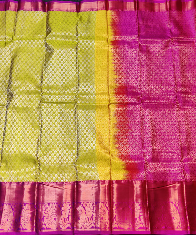 Kanchi pattu half fine Bridal Saree - HF06