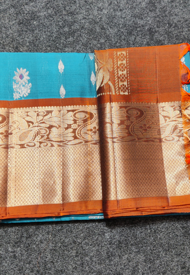 Meenakari kanchi lightweight pattu Saree - KMP3147